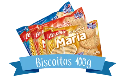 Biscoitos 400gr