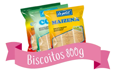 Biscoitos 800gr